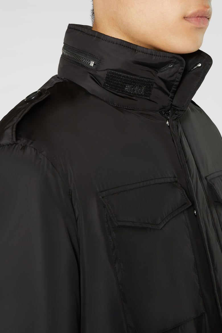 Field jacket with down padding