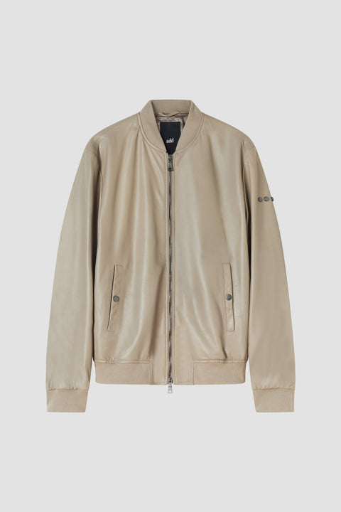 Soft Leather Bomber