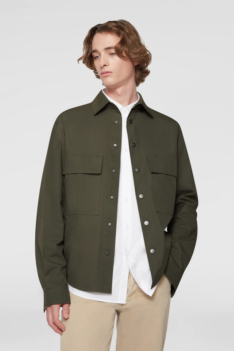 shirt jacket + inner padded vest