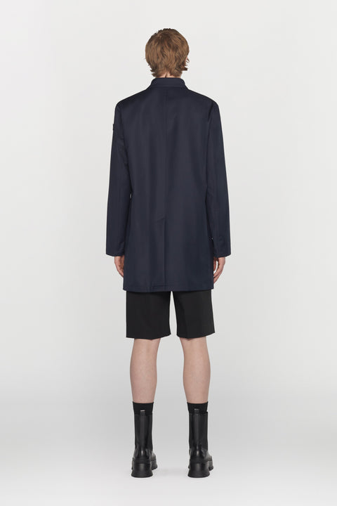 Carcoat in three-layer waterproof technical fabric