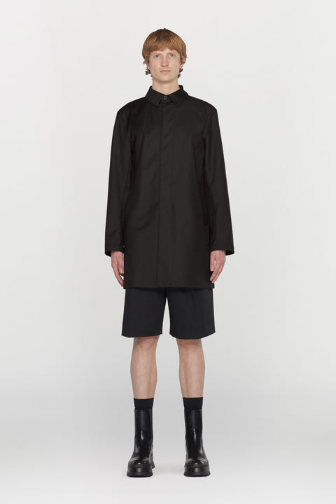 Carcoat in three-layer waterproof technical fabric