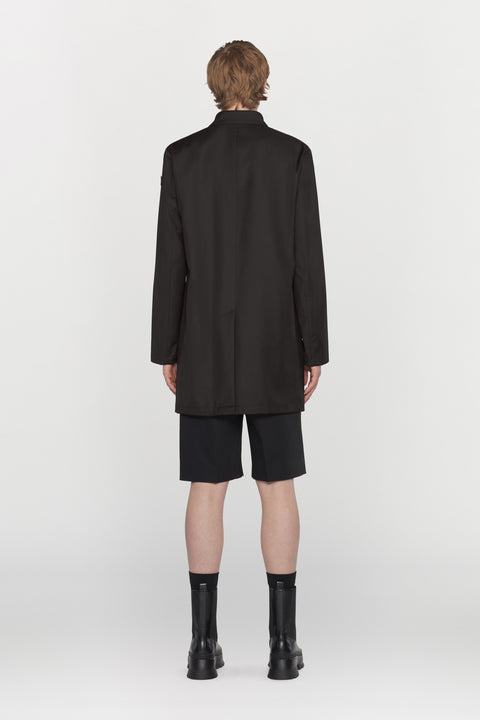 Carcoat in three-layer waterproof technical fabric