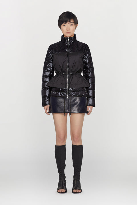 Ultralight nylon jacket padded with duck down